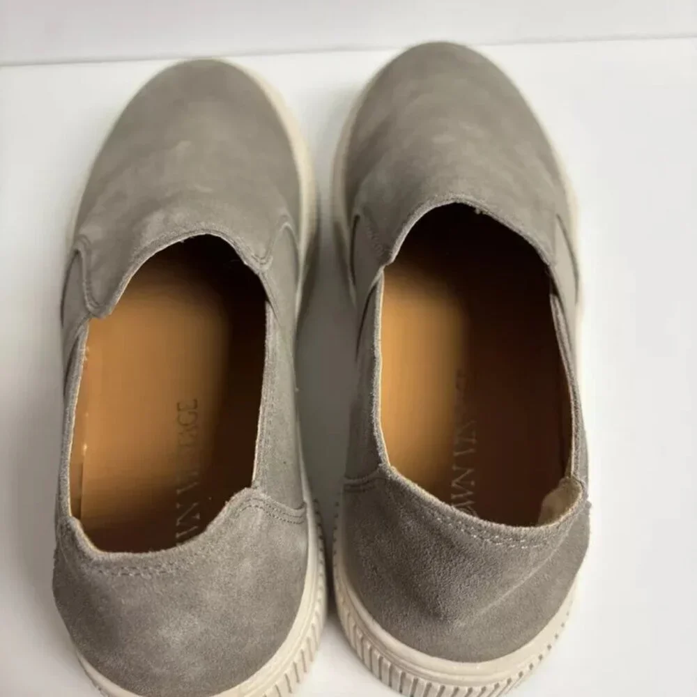 Crown Vintage Women’s Marlenna, Gray Slip-On Shoes, Size 10 M